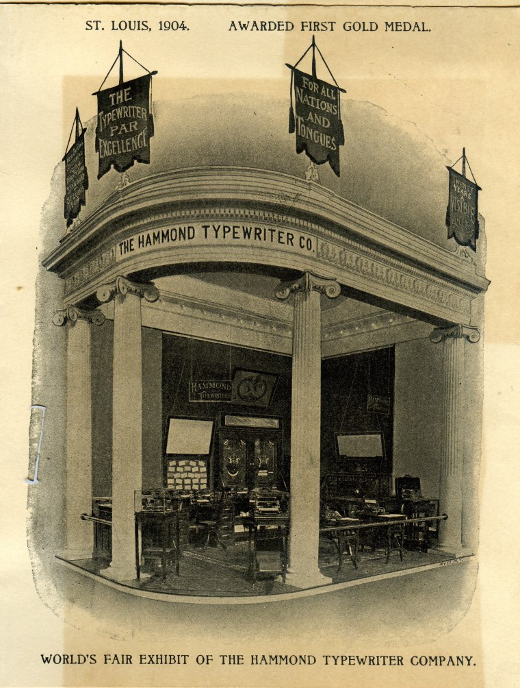 Hammond Brochure p.1, Louisiana Purch. Expo. 1904