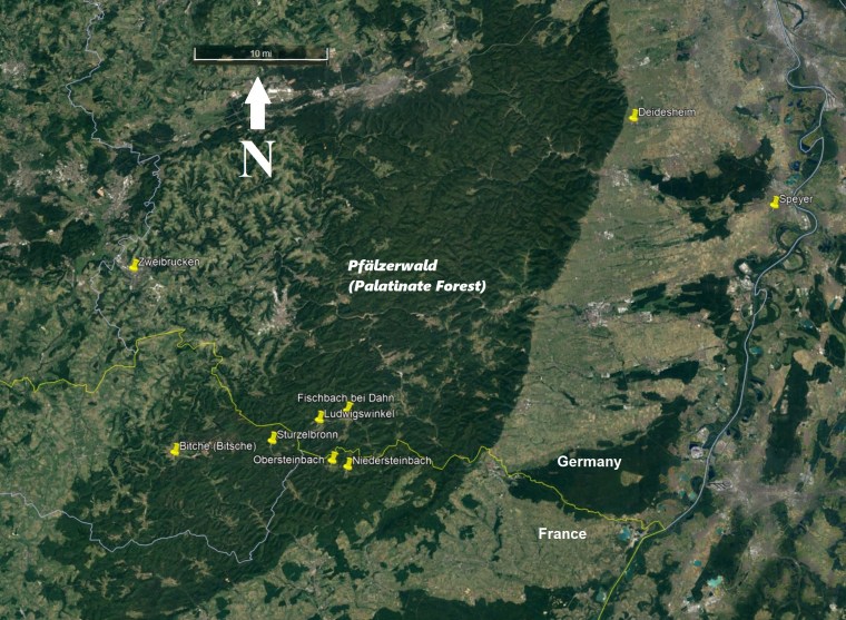 Ancestral and Overlord Villages in and Near Palatinate Forest - V.2