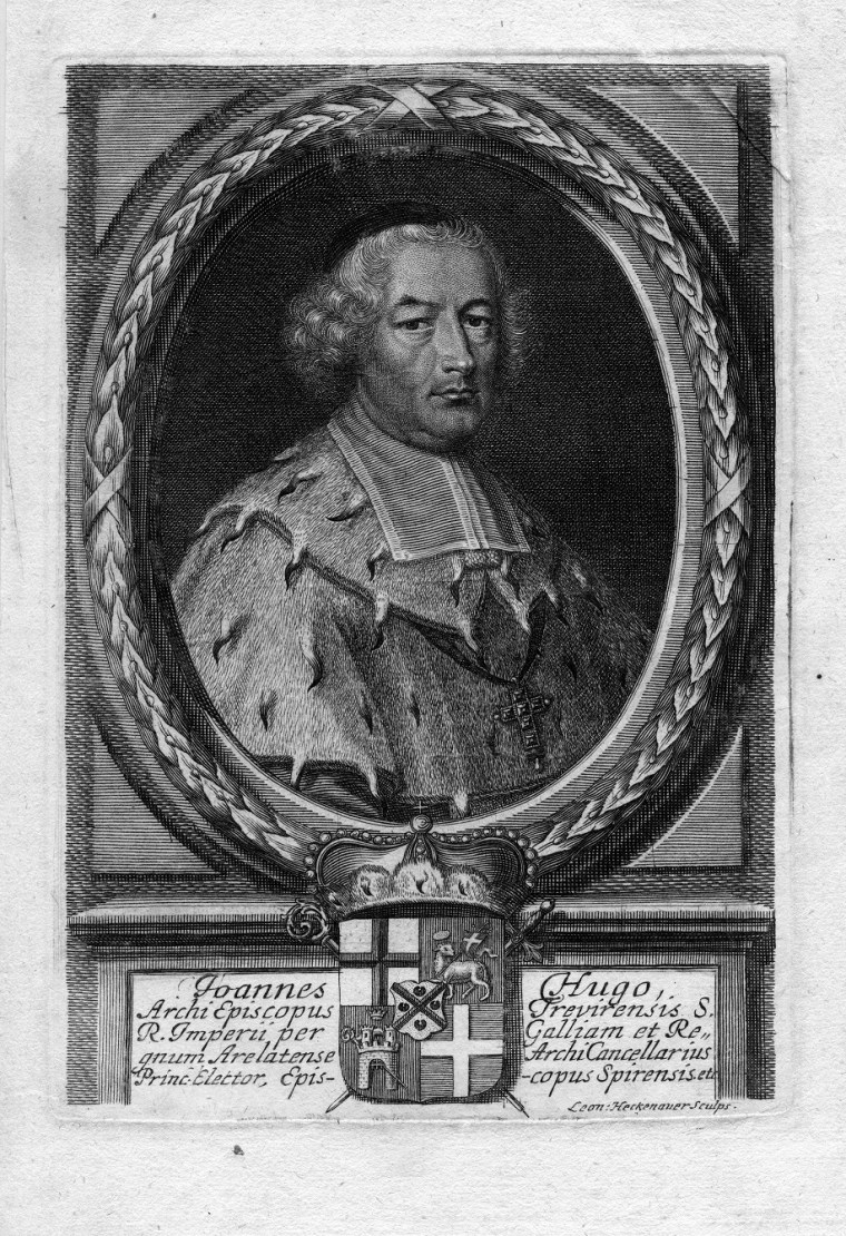 Bishop Johann Hugo von Orsbeck, Prince-Bishop of Speyer, ruler of Deidesheim