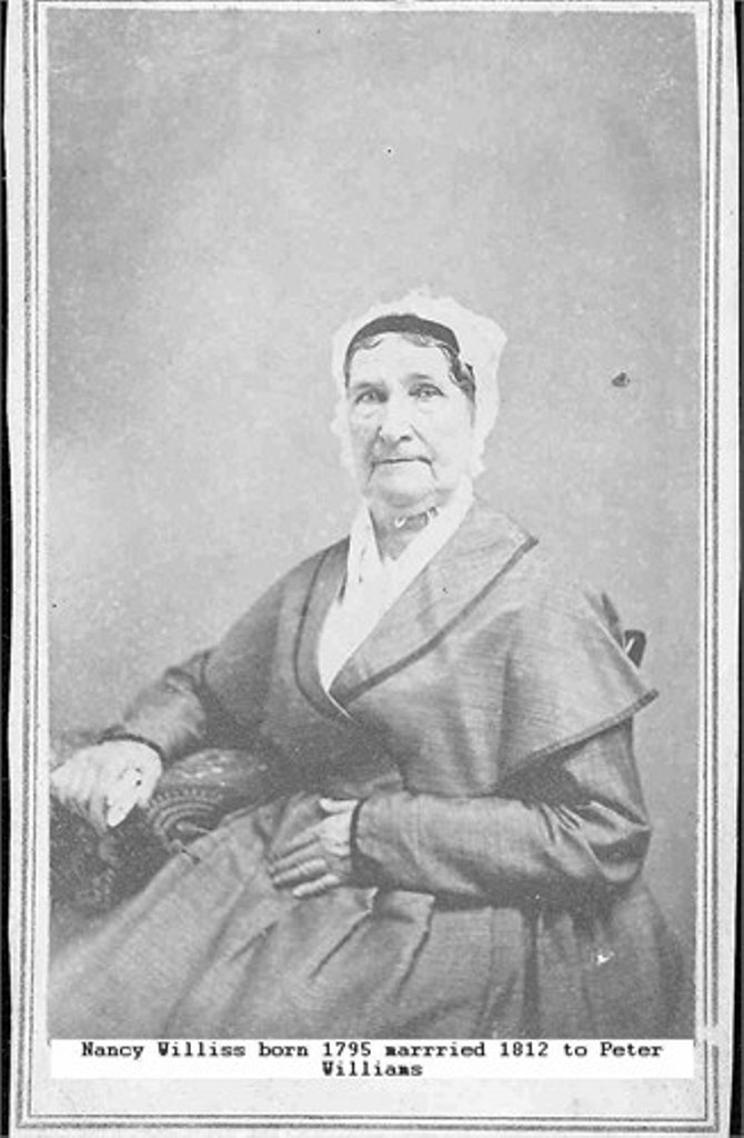 Nancy Williss, older sister of (John) Wesley Williss